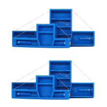 2Pc Angle Cutting Clay Tool and Wire Bevel Cutter Clay Trimming Tool
