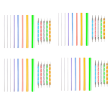Set de instrumente pentru punctarea Mandala, pentru pictarea pietrelor, kit de punctare a pietrelor