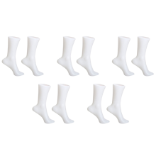 2PCS Female Foot Sock Sox Display Mold Short Stocking Mannequin White