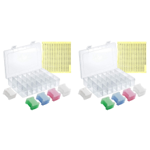 152 stuks accessoires, inclusief garenklossen, organizerdoos en sticker