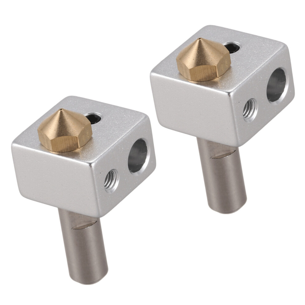 2X MK10 Hotend Kit voor 3D Printer M7 Nozzle en Throat