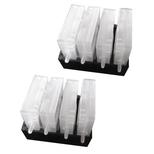 2X Einwegventil Tinte Dämpfer Tinte Regelventile 4 Farbe für