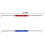 Double Pointed Scriber, 2 Pcs Scribe Tool for Machinists,Technicians 2
