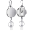2Pcs Retractable Pull Key Ring ID Badge Lanyard Name Tag Card Clip 2