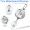 2Pcs Retractable Pull Key Ring ID Badge Lanyard Name Tag Card Clip 6