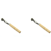 1pc Wood Handle Overneedle Wheel needle Spacing Perforating Tool
