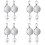2Pcs Retractable Pull Key Ring ID Badge Lanyard Name Tag Card Clip 1