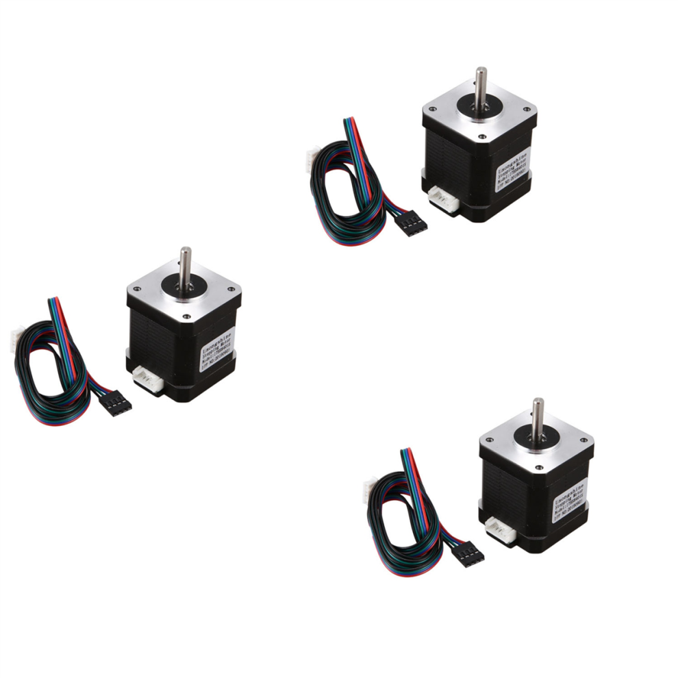1Pcs Nema 17 Stepper Motor 48Mm Nema17 Motor 42Bygh 2A 4-Lead 4712376614236