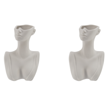 Human Head Face Flower Vases Portrait Vase Decorative Nordic