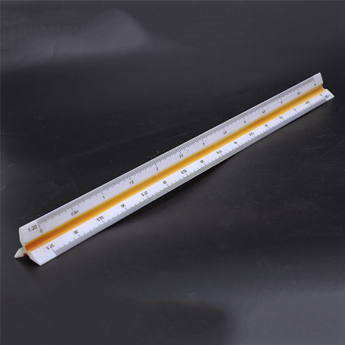 1:20 1:25 1:50 1:75 1:100 1:125 Triangulär linjal i plast 2