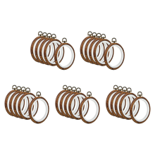 Moldura redonda para bordados, círculo para costura e bordado de artesanato