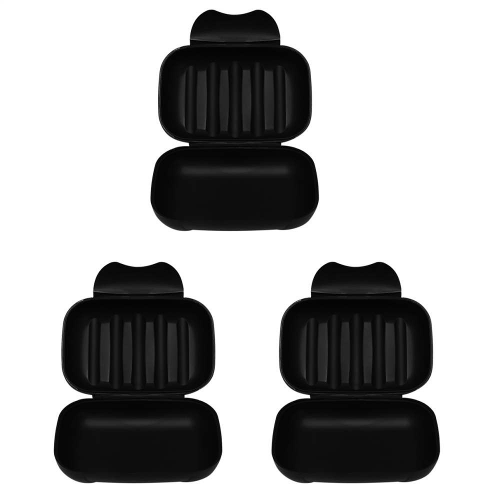 BoiTe Ã Savon En ABS Cas Etuis Portable ImpermÃ©able Pour Voyage-Noir-image-OPC-PJ8PQ9F-NEW