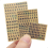 6 Sheets Small 0.12 Inch Alphabet Number Stickers Glitter (3mm) 3