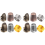 6 Pieces Sewing Thimble Finger Protector,Adjustable Metal Finger 1