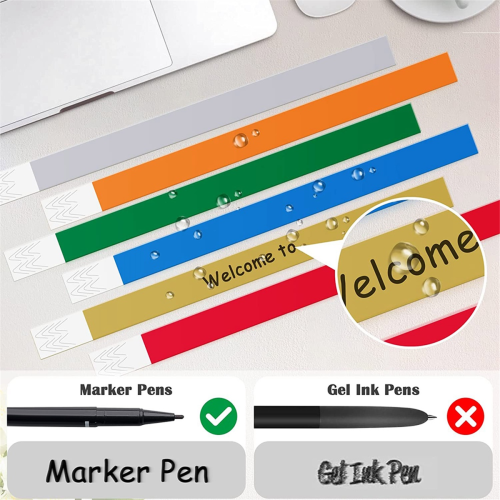 600 PCS Neon Colored Wristbands for Events 2