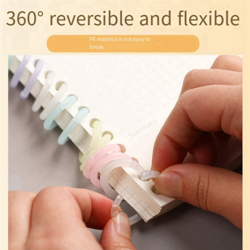 200 Pieces Plastic Books Binding Discs Discbound Expansion Discs 2