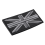 Jack UK Flag Badge Patch Stick 10cm x 5cm NY, (Sort/Grå) 2