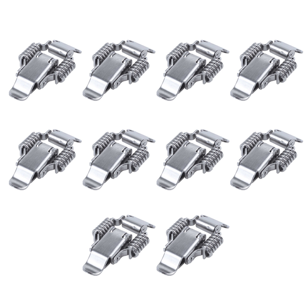 2X Toolbox Draw Compression Spring Toggle Latch Catch Clamp Silver 4711370867006