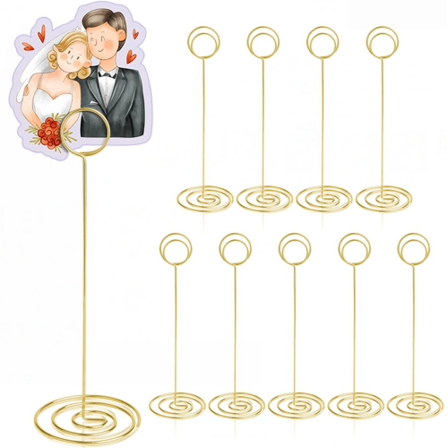 10 peças de suportes de mesa de 8,75 polegadas para recepção de formatura de casamento 1