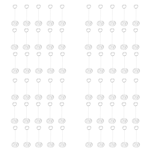 Pacote com 15 porta-números de 8,75 polegadas, suporte para notas de menu para casamentos