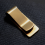 Mode Messing Geld Clip einfache Dollar Bargeld ID Karte Klemme 2