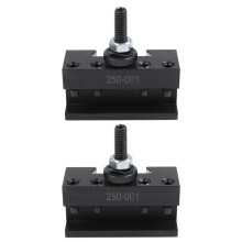 2X 250-001 Suporte para ferramentas de torno CNC Suporte para ferramentas de troca rápida Suporte para cortador