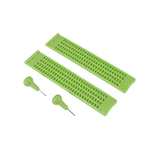 Kit d'écriture braille 6X 4 lignes 28 cellules (2) 1