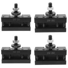 Suporte CNC de troca rápida de 2 peças para ferramentas de torno - 250-201 e 250-202