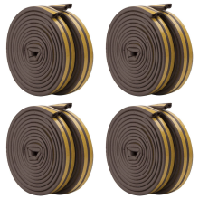 2 Roll EVA Seal Strip Foam Tape D Type 10M Doors Seal Strips