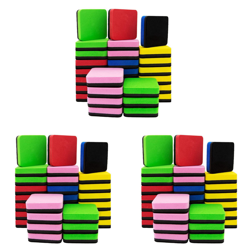 Photos - Other Office Equipment Markenlos 30 Pack Washable and Reusable Eraser for Cleaning Dry Erase Markers 