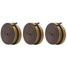 2 Roll EVA Seal Strip Foam Tape D Type 10M Doors Seal Strips
