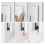 2 Roll EVA Seal Strip Foam Tape D Type 10M Doors Seal Strips 6
