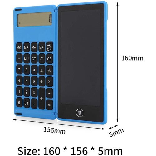 6 tommer LCD-skrivetablet med tegneblok og stylusfunktion, sort 1