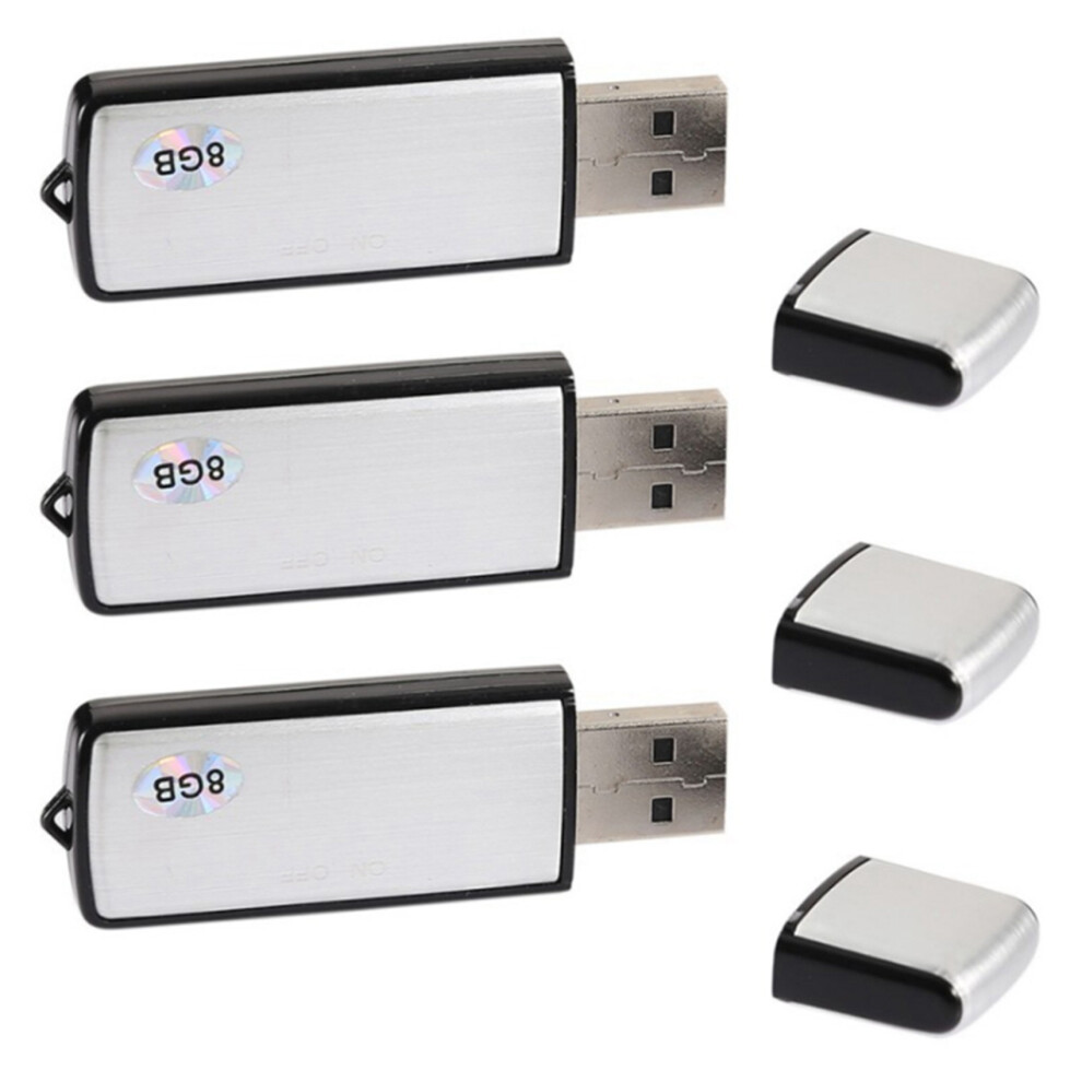 8GB Mini Usb Flash Disk, Zvukový ZáZnamníK Pro PřEdnášKy, SchůZky A VýUku-image
