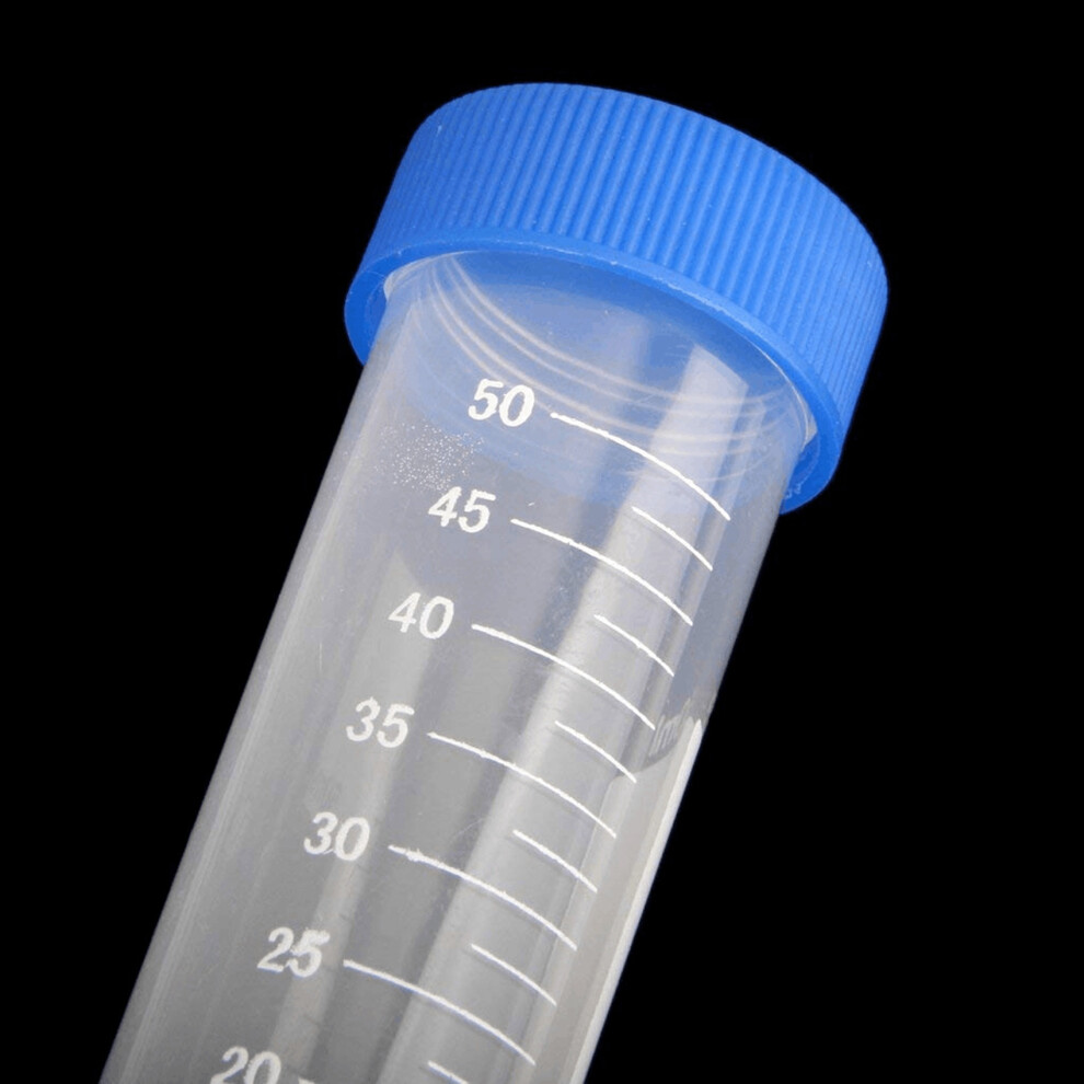 Lot De 10 Tubes à Essai Centrifugables En Plastique 15 Ml - Parfait Pour Labo, échantillons, Stockage, Neuf
