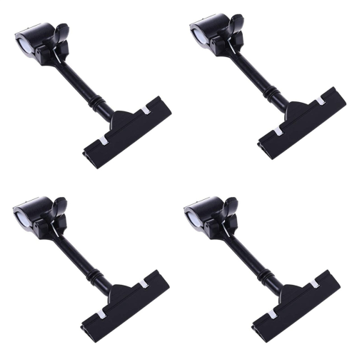 10PCS Adjustable Plastic Sign Holder,Clip-on Style Double Head 1