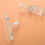 6.5 inch Height Transparent Plastic Sign Card Display Holder 7