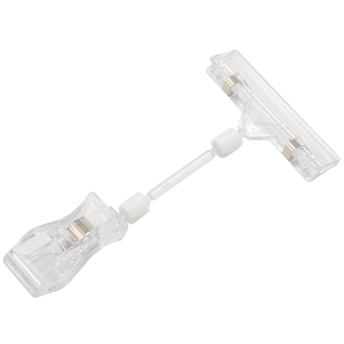 6.5 inch Height Transparent Plastic Sign Card Display Holder 1