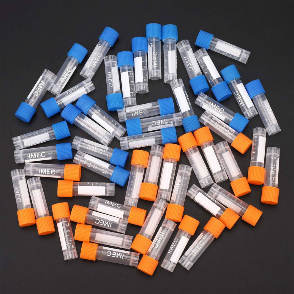 Tube à essai cryogénique gradué en plastique, 50 tubes à essai, avec — free download