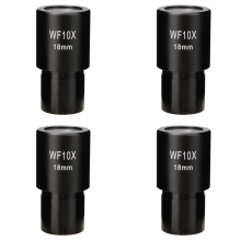 10X mikroskopokular vidvinkel 18 mm okularlinse standard