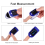 Lk87 Pulsossimetro portatile da dito con LED a quattro colori 5