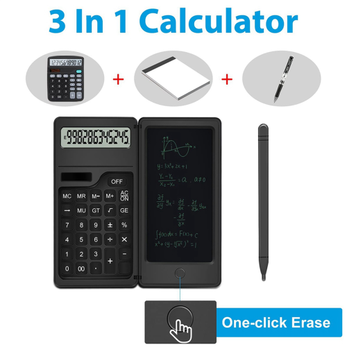 Calculator with Notepad, 12 Digits LCD Display Desktop Calculator 1