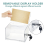 1 Pack Acrylic Donation Box with Lock, Clear Ballot Box 2