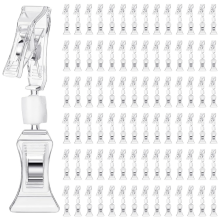 100Pcs Double Sided Sign Clips Sign Display Mini Clip