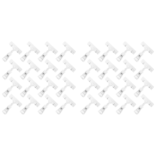 16Pcs Clear Sign Clips Plastic Clip Sign Holder Stand, Swivel Price