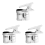 100X Zoom Clip-on Microscope with LED Light, Magnifying Lens Glass 1