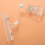 6.5 inch Height Transparent Plastic Sign Card Display Holder 7