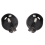 10pcs Black Round Button Battery Holder Case for CR2032 2016 2025 4