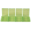 Pack of 4 PCS AA / AAA Battery Storage Hard Case Box-Green 4