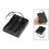 Series 3.7V Flat Tip Battery Holder Case for 3 x 18650 Batteries 2